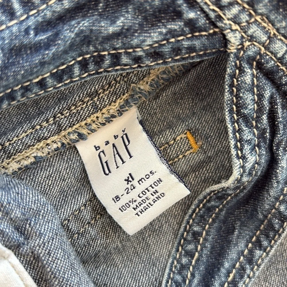 Vintage GAP Boys Denim Overalls 18-24m